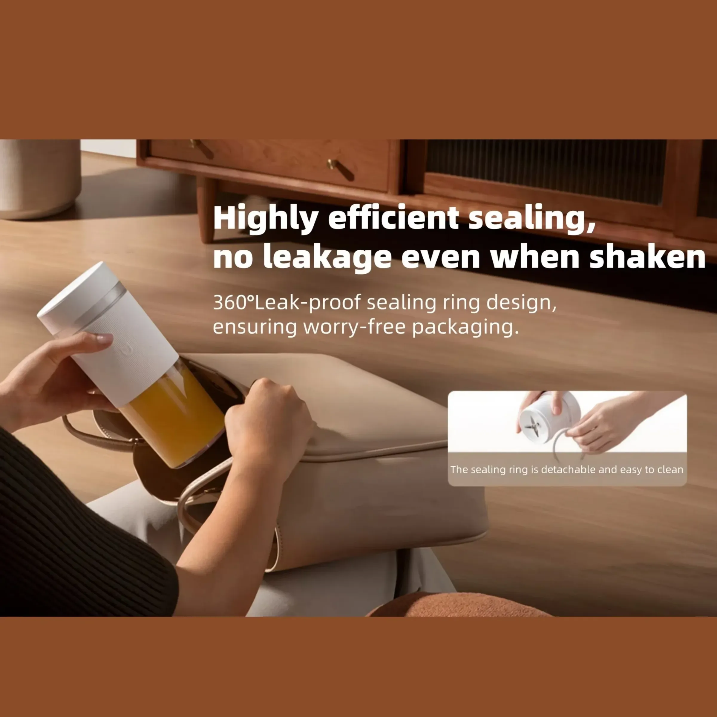 Mixeur portable Xiaomi MIJIA 2, mini-blender électrique pour fruits et légumes, 300 ml 4