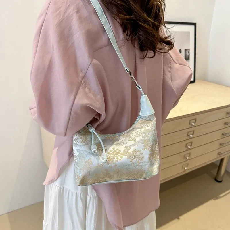 Sac à main en broderie fine de style chinois pour femme, modèle d'été 2025 4