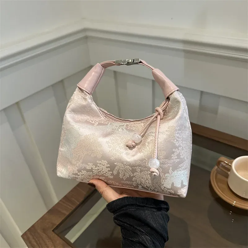 Sac à main en broderie fine de style chinois pour femme, modèle d'été 2025 7