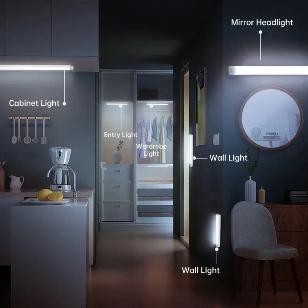 Lampe LED rechargeable USB avec capteur de mouvement, Nik, idéale pour la cuisine ou le dressing 5
