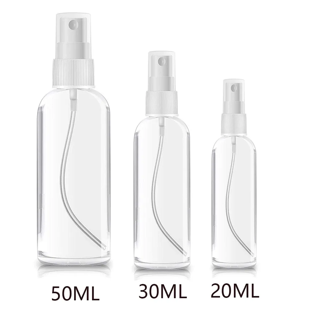 Flacon pulvérisateur transparent rechargeable