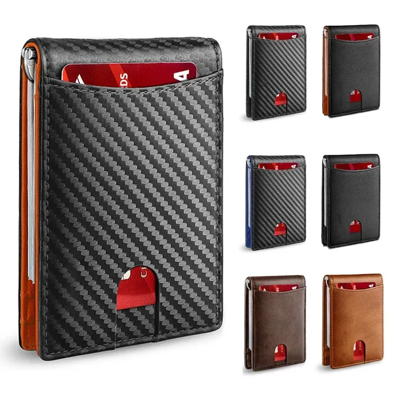 Portefeuille pour homme en cuir, vue principale