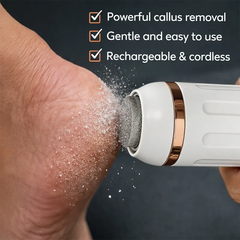 Râpe électrique pour pieds anti-callosités et éliminateur de peaux mortes 3