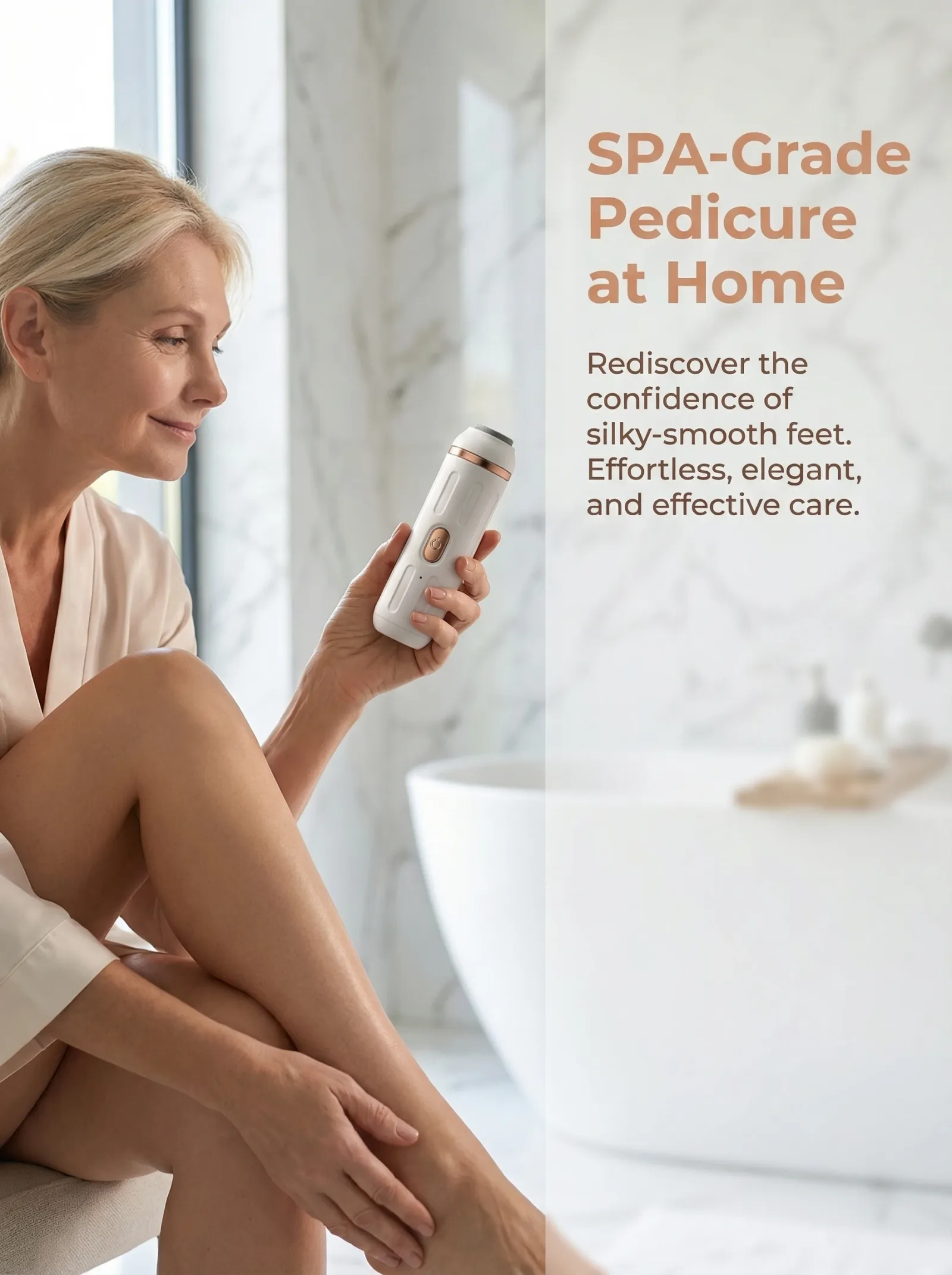 Râpe électrique anti-callosités pour les pieds