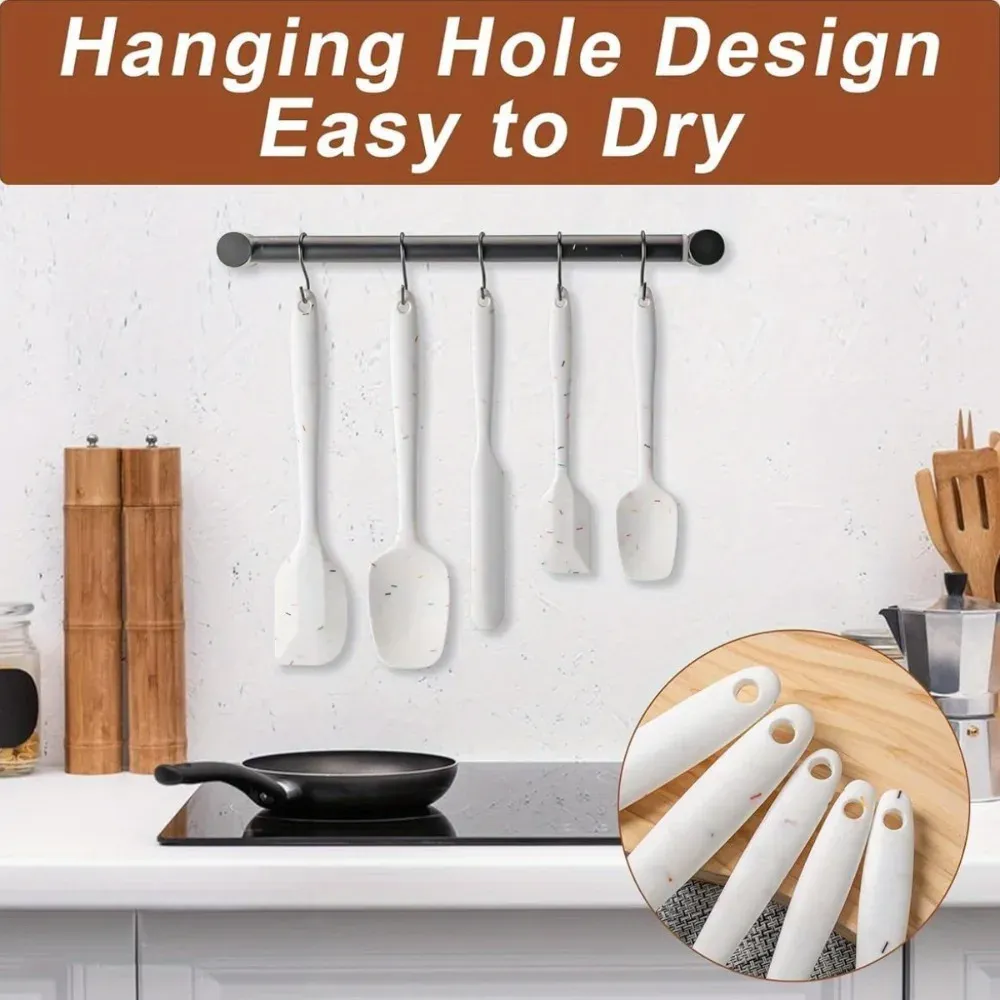 Ensemble de six spatules en silicone