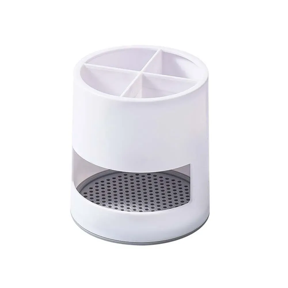 Support de rangement en plastique pour brosse à dents électrique avec trous de vidange 8