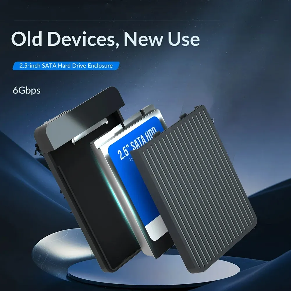 Boîtier adaptateur SATA vers USB pour disque 2,5 pouces