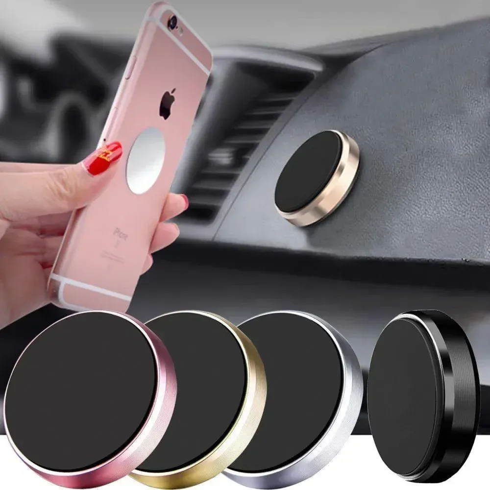Support de téléphone magnétique universel pour voiture, fixation murale autocollante, compatible iPhone, Xiaomi, Huawei, Samsung