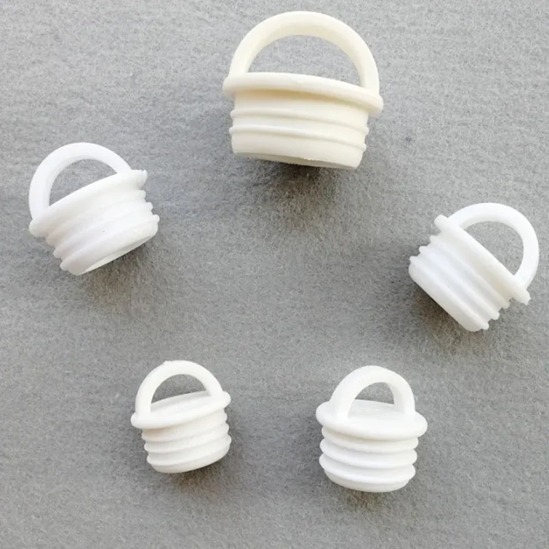 Bouchon rotatif blanc pour seau de vadrouille en silicone 4