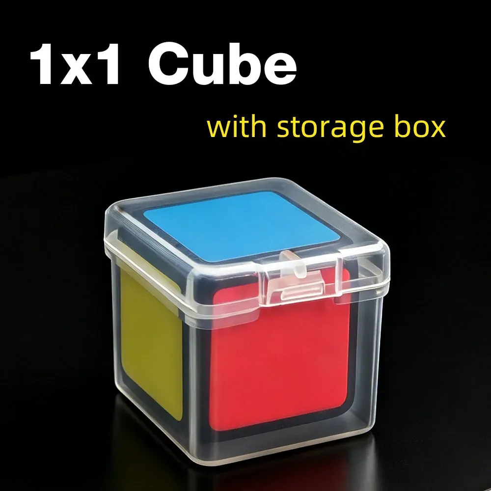 Mini cube magique 1x1 anti-stress, cube de décompression portable pour enfants et adultes 1