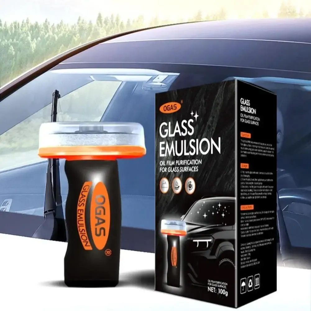 Dissolvant portable de film gras pour vitres, nettoyant de pare-brise automobile pour vitres avant, latérales et arrière, nettoyage automatique des vitres - Image 1