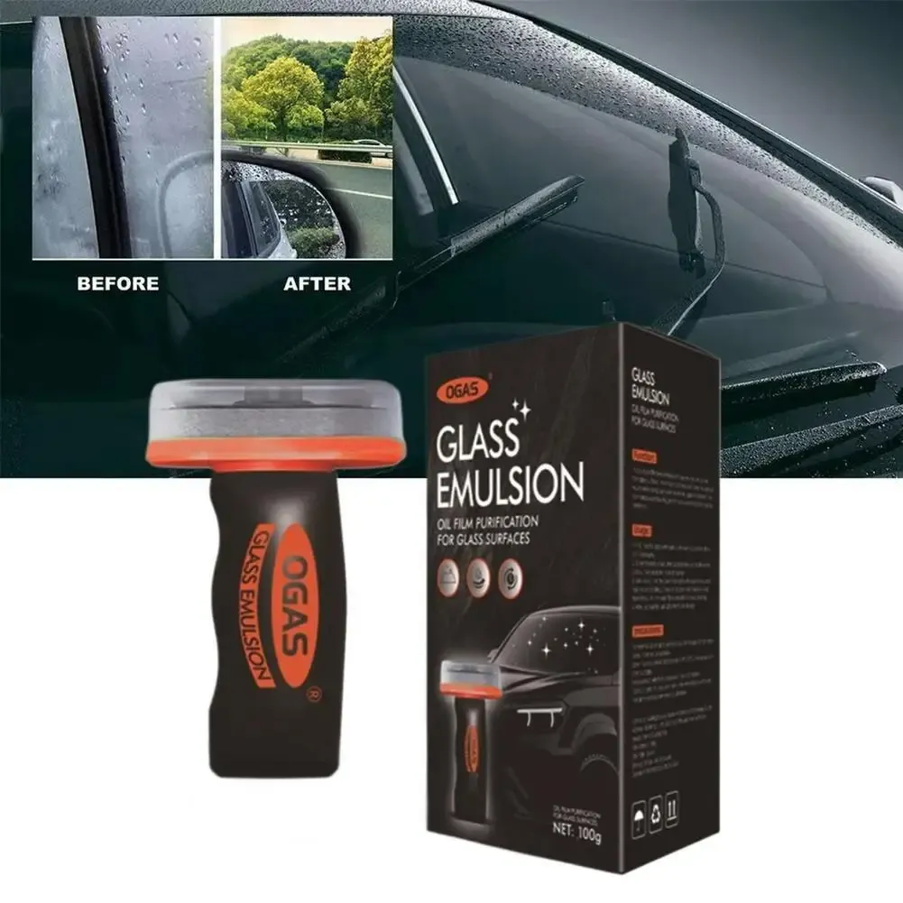 Dissolvant portable de film gras pour vitres, nettoyant de pare-brise automobile pour vitres avant, latérales et arrière, nettoyage automatique des vitres 3