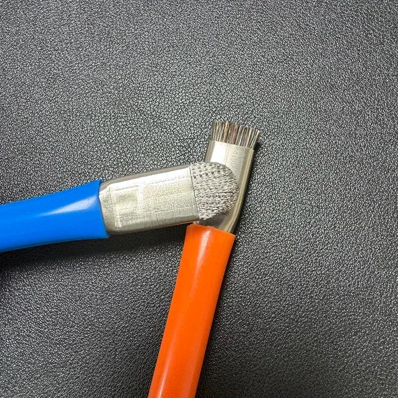 Brosse antistatique de sécurité pour carte mère et circuit imprimé (PCB), brosse de nettoyage pour téléphone portable, kit d'outils de réparation, à double tête 2