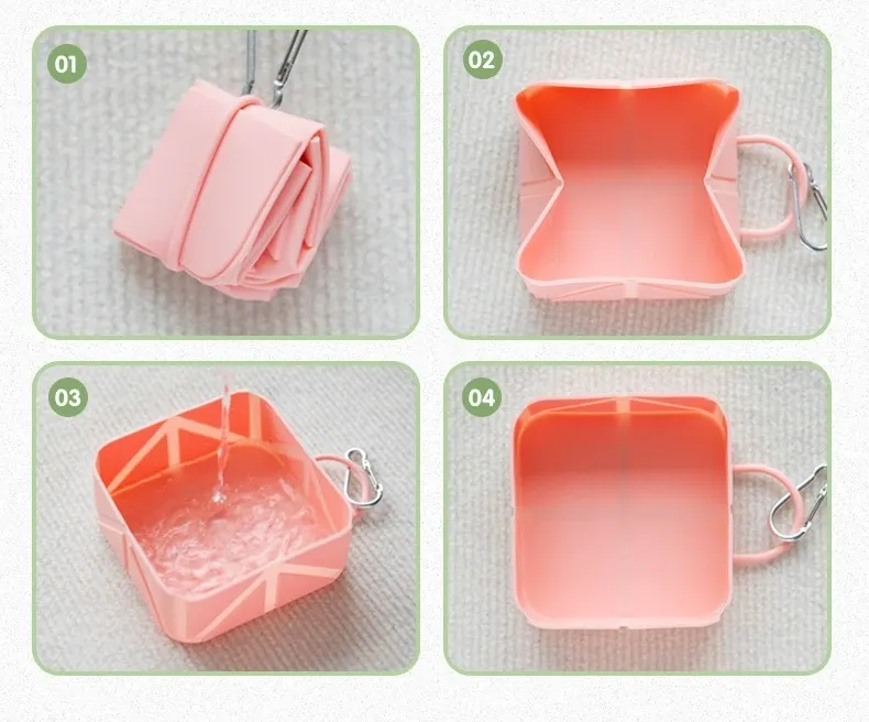 Gamelle pliable pour escapades en plein air