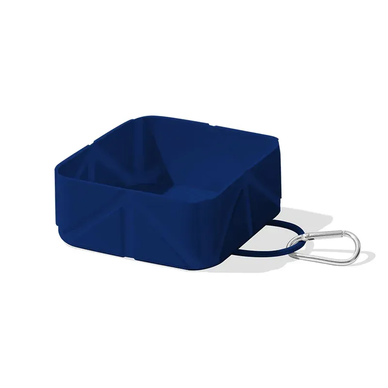 Gamelle de voyage pliable en silicone pour chien et chat, idéale pour le camping et la randonnée 9