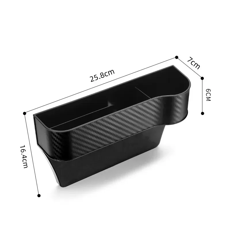 Organisateur de siège auto avec rangement pour fentes de siège, support de remplissage pour portefeuille, téléphone et briquet, boîte de rangement de poche pour voiture 5