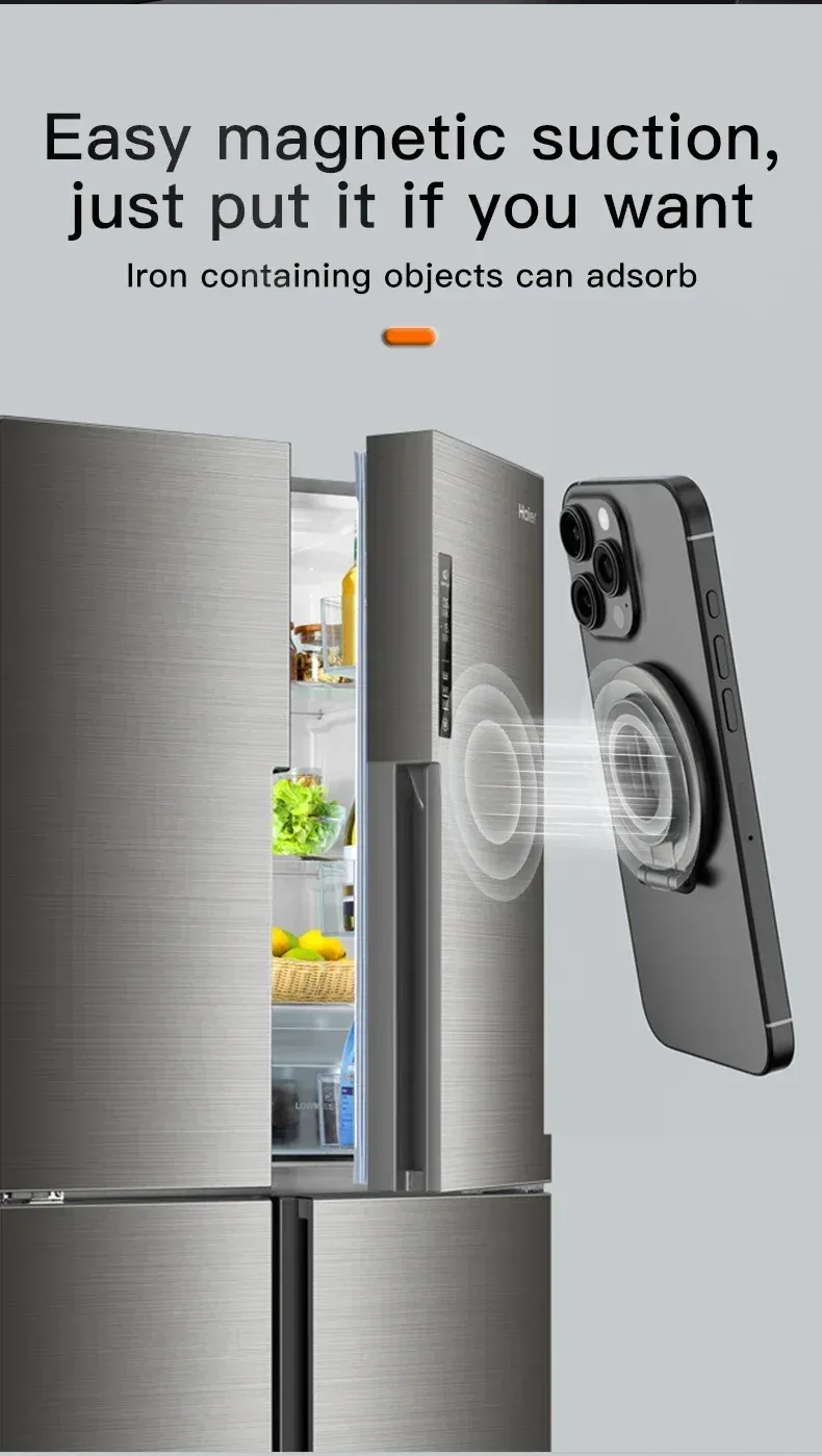 Accessoire magnétique sur téléphone