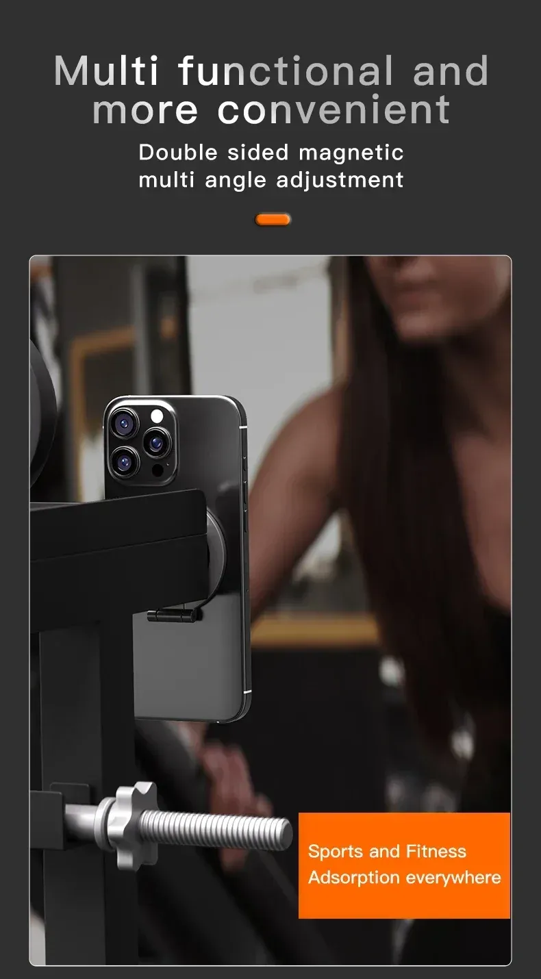 Support magnétique pour téléphone en usage quotidien