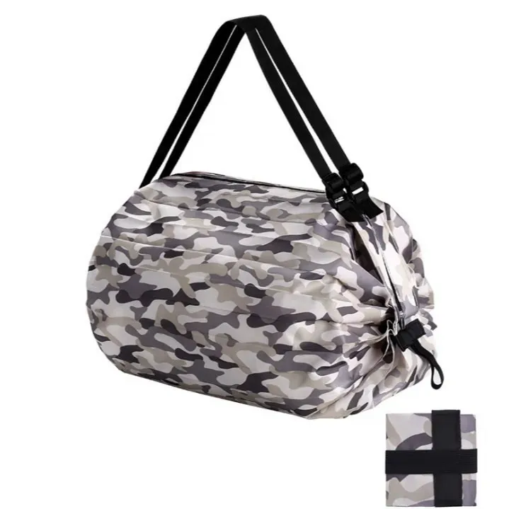 Sac à main CamSolomon grande capacité avec poignée, pliable, idéal pour le voyage et les courses 10
