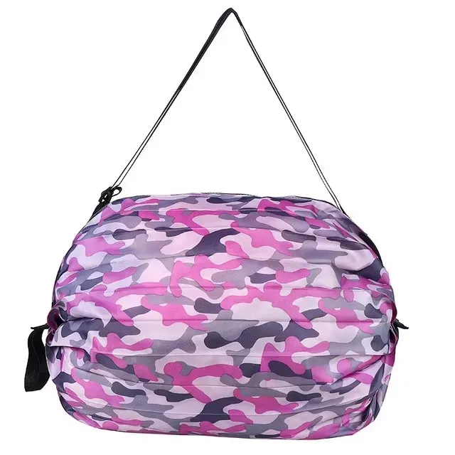 Sac à main CamSolomon grande capacité avec poignée, pliable, idéal pour le voyage et les courses 14