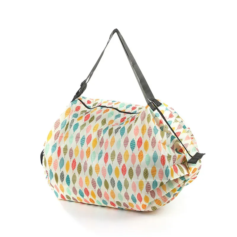 Sac à main CamSolomon grande capacité avec poignée, pliable, idéal pour le voyage et les courses 28