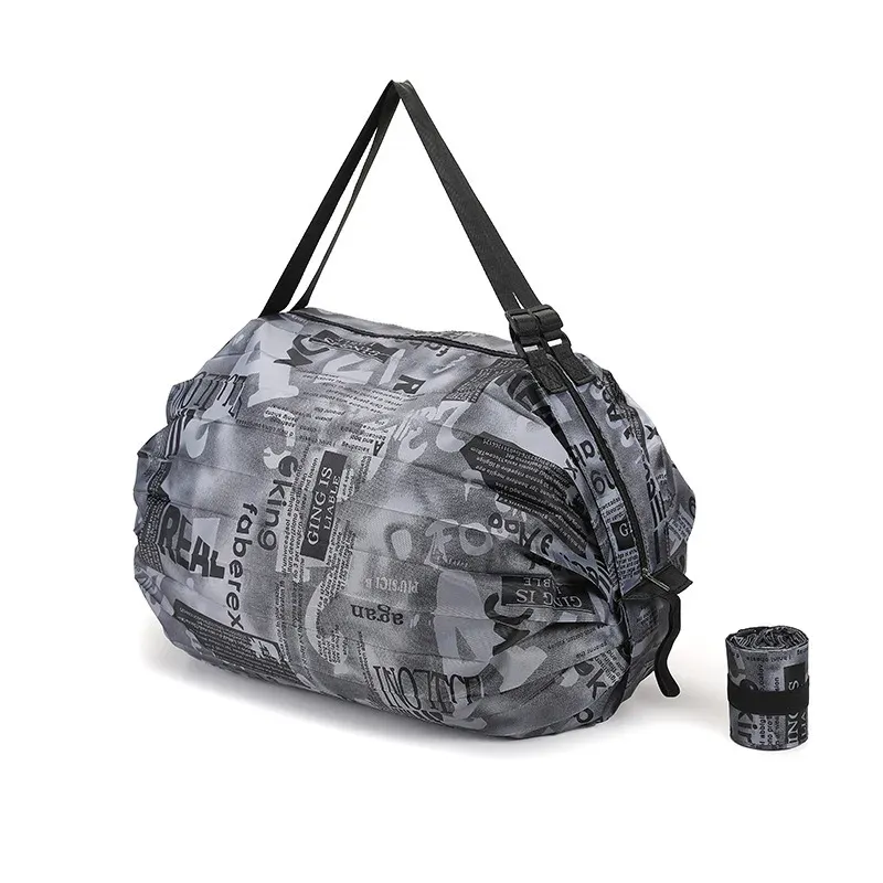 Sac à main CamSolomon grande capacité avec poignée, pliable, idéal pour le voyage et les courses 24