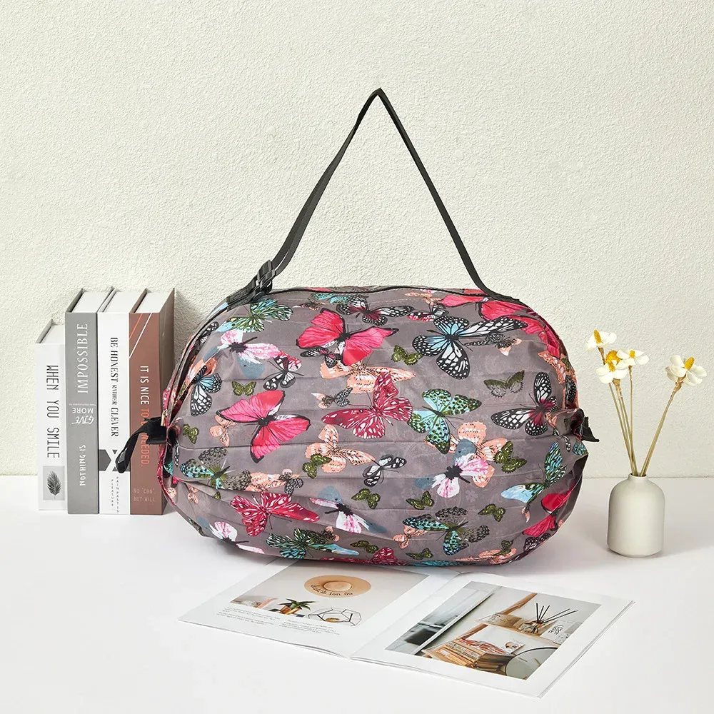 Sac à main CamSolomon grande capacité avec poignée, pliable, idéal pour le voyage et les courses 26