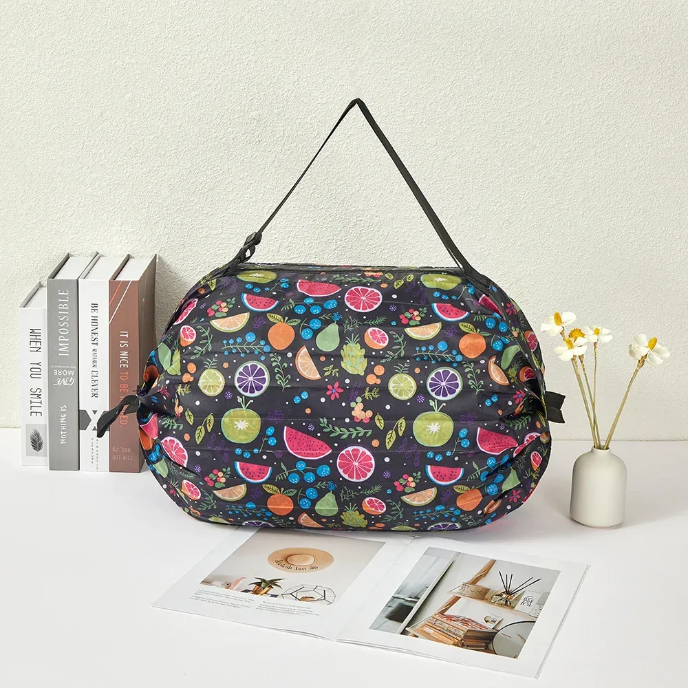Sac à main CamSolomon grande capacité avec poignée, pliable, idéal pour le voyage et les courses 20