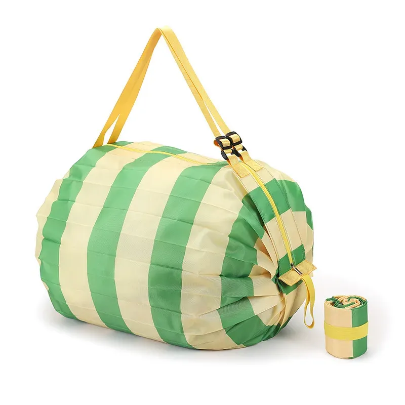 Sac à main CamSolomon grande capacité avec poignée, pliable, idéal pour le voyage et les courses 36