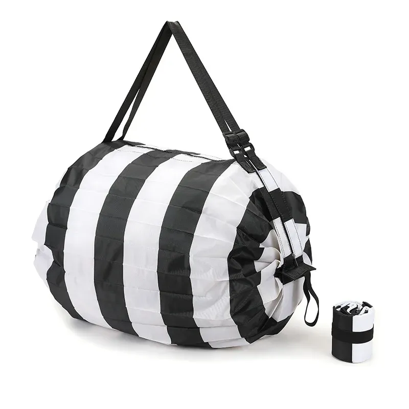 Sac à main CamSolomon grande capacité avec poignée, pliable, idéal pour le voyage et les courses 35
