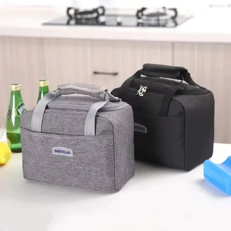 Sac à déjeuner portable isotherme pour femme, étanche, avec bandoulière 2