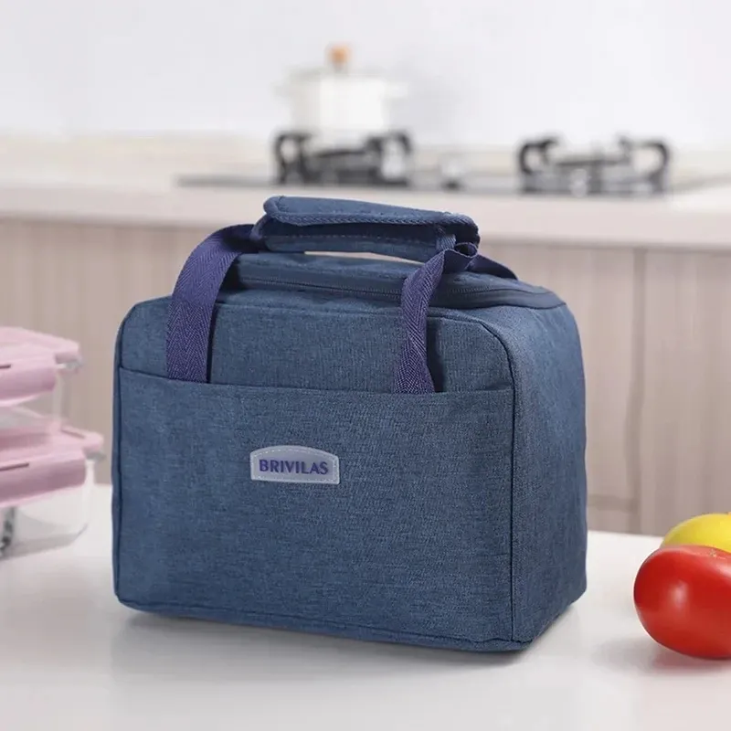 Sac à déjeuner isotherme, détail de la poignée