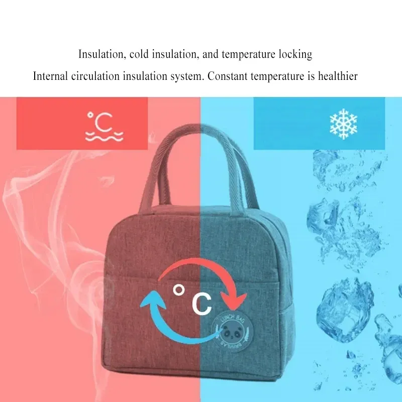 Sac à déjeuner isotherme, finitions soignées