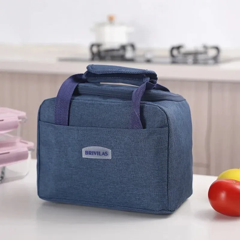 Sac à déjeuner portable isotherme pour femme, étanche, avec bandoulière 9