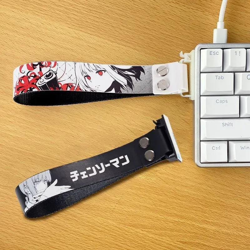 Sangle de clavier mécanique en situation