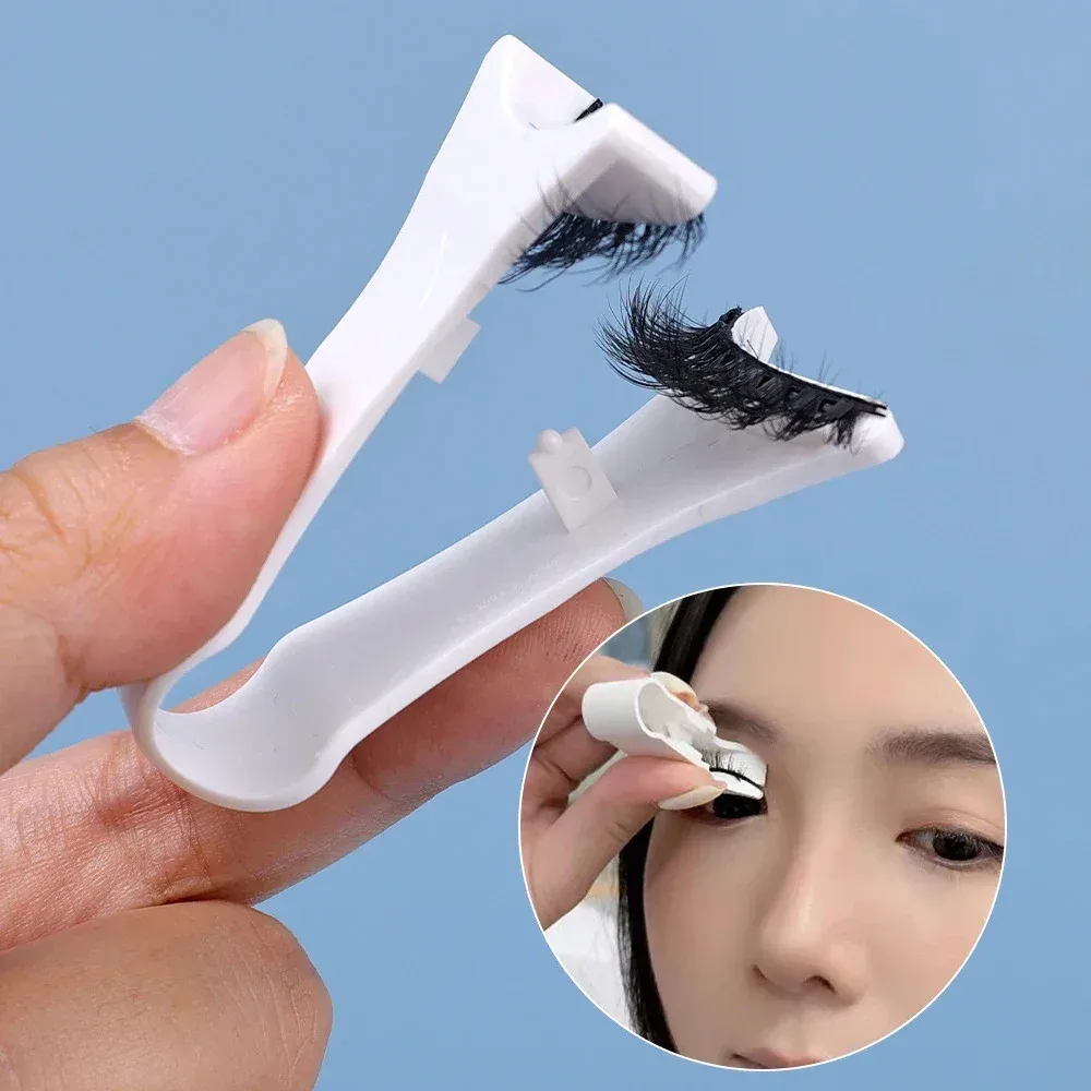 Applicateur professionnel de faux cils magnétiques, pince à épiler et recourbe-cils pour maquillage 2