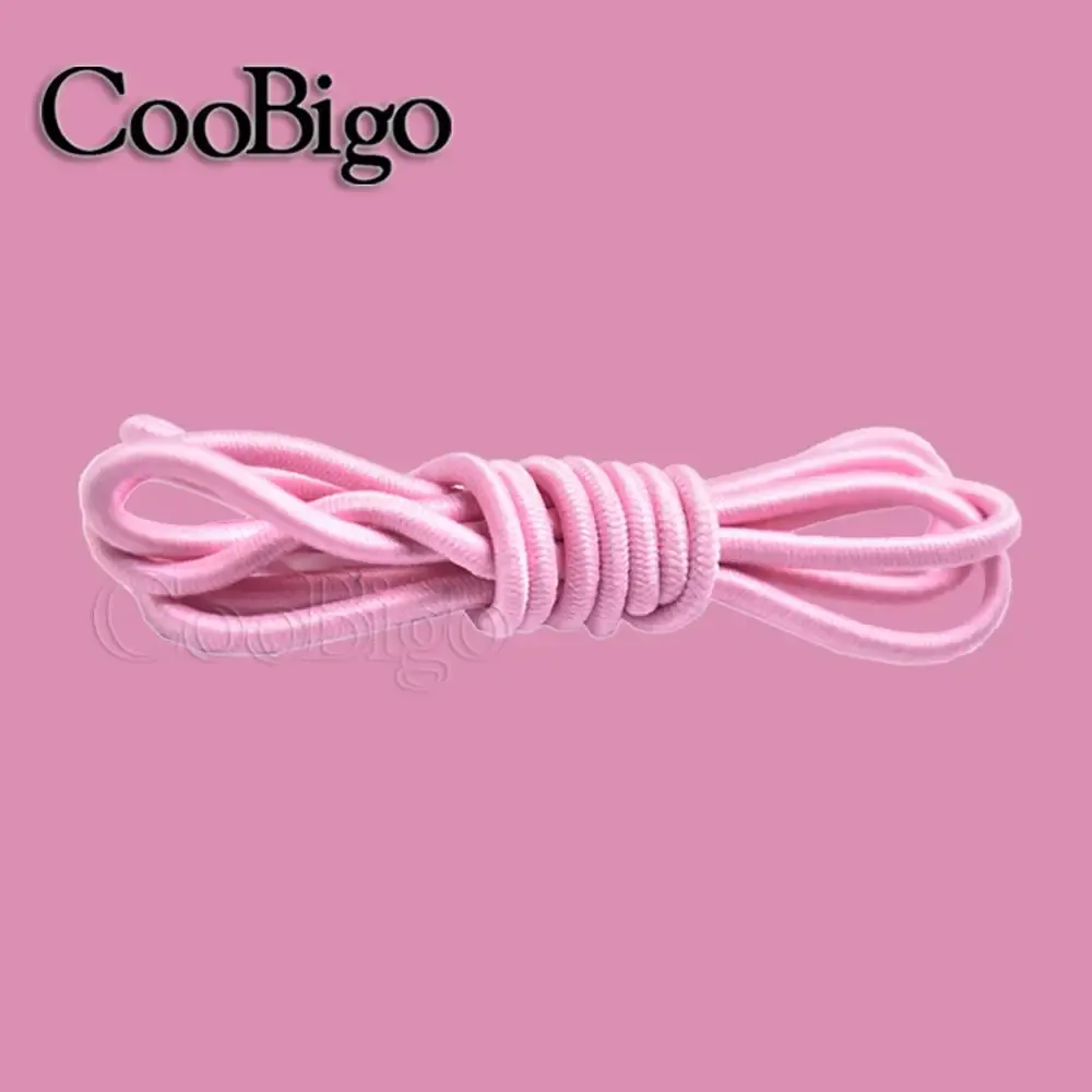 Élastique rond 5 mètres, 1 mm, 2 mm, 3 mm, cordon élastique, corde élastique, bande de caoutchouc, sangle, lacets et accessoires de couture 8