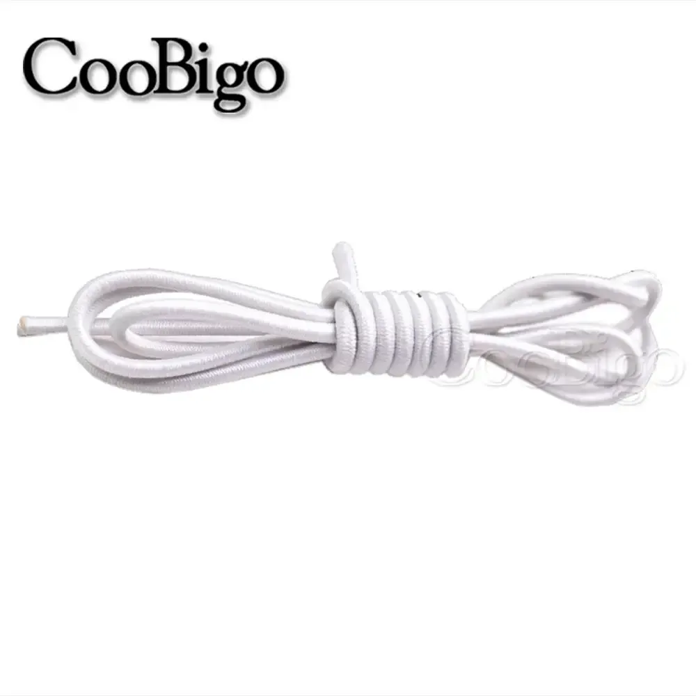 Élastique rond 5 mètres, 1 mm, 2 mm, 3 mm, cordon élastique, corde élastique, bande de caoutchouc, sangle, lacets et accessoires de couture 31
