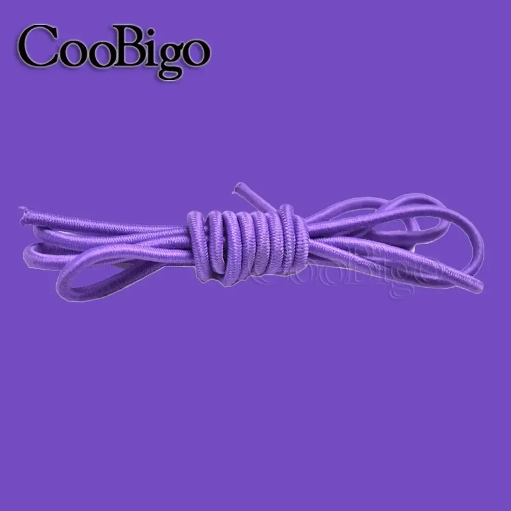 Élastique rond 5 mètres, 1 mm, 2 mm, 3 mm, cordon élastique, corde élastique, bande de caoutchouc, sangle, lacets et accessoires de couture 16