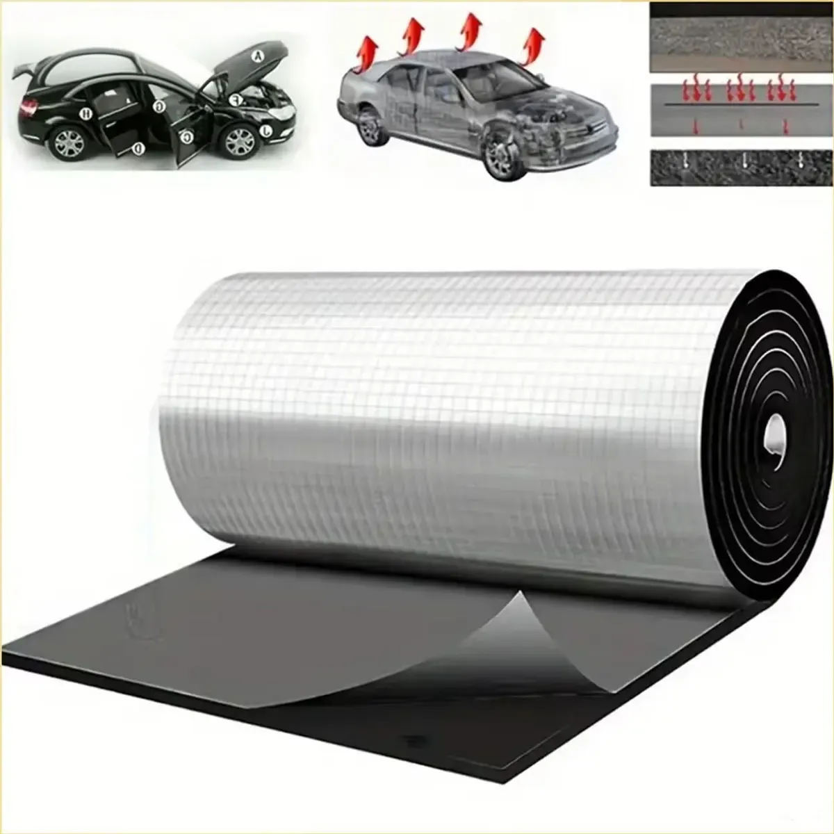 Tapis d'insonorisation prêt à l'installation