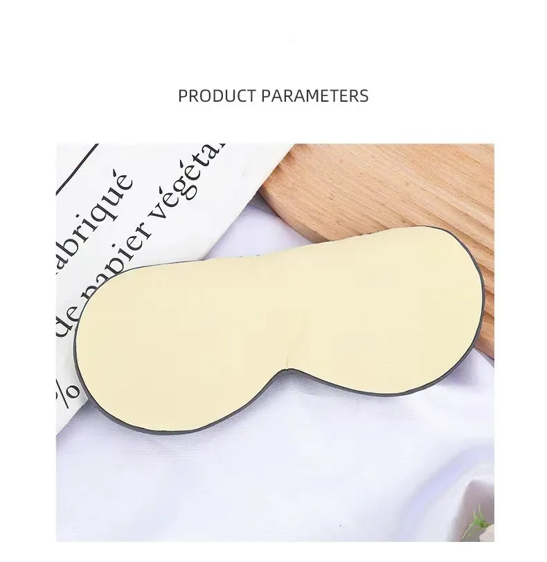 Masque de sommeil en soie, vue de face