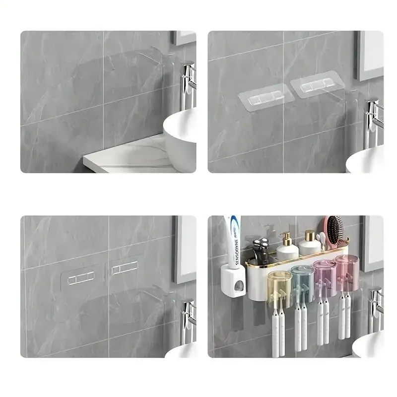Détail du porte-brosse à dents mural