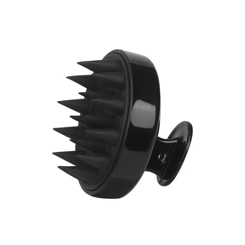 Masseur de cuir chevelu et brosse à shampoing en silicone 2 en 1, stimulateur de croissance des cheveux indolore pour douche, outil de spa à tête douce 7