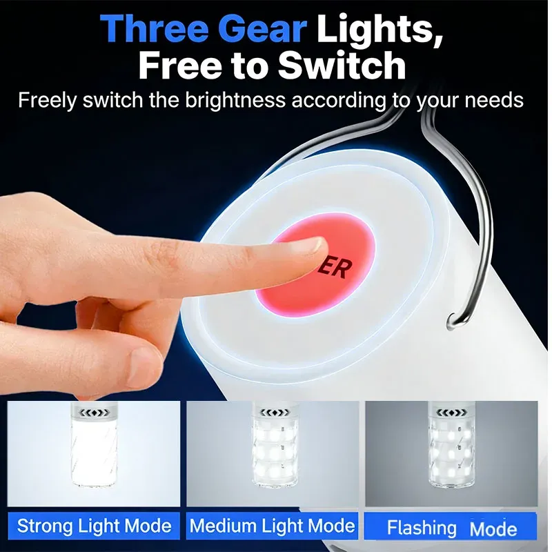Lanterne de camping LED rechargeable, utilisation en extérieur