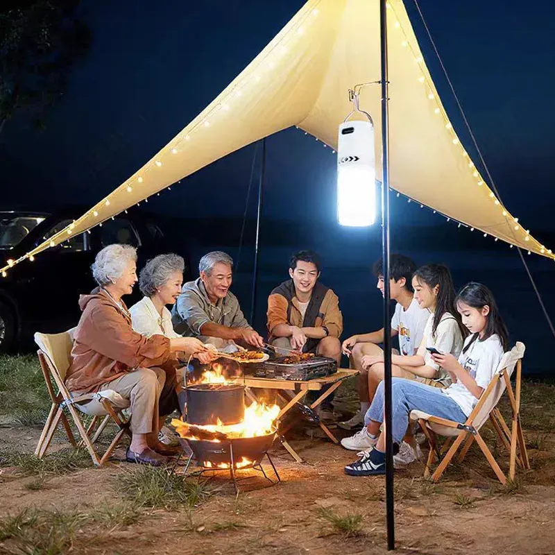 Lanterne de camping LED rechargeable, usage en camping