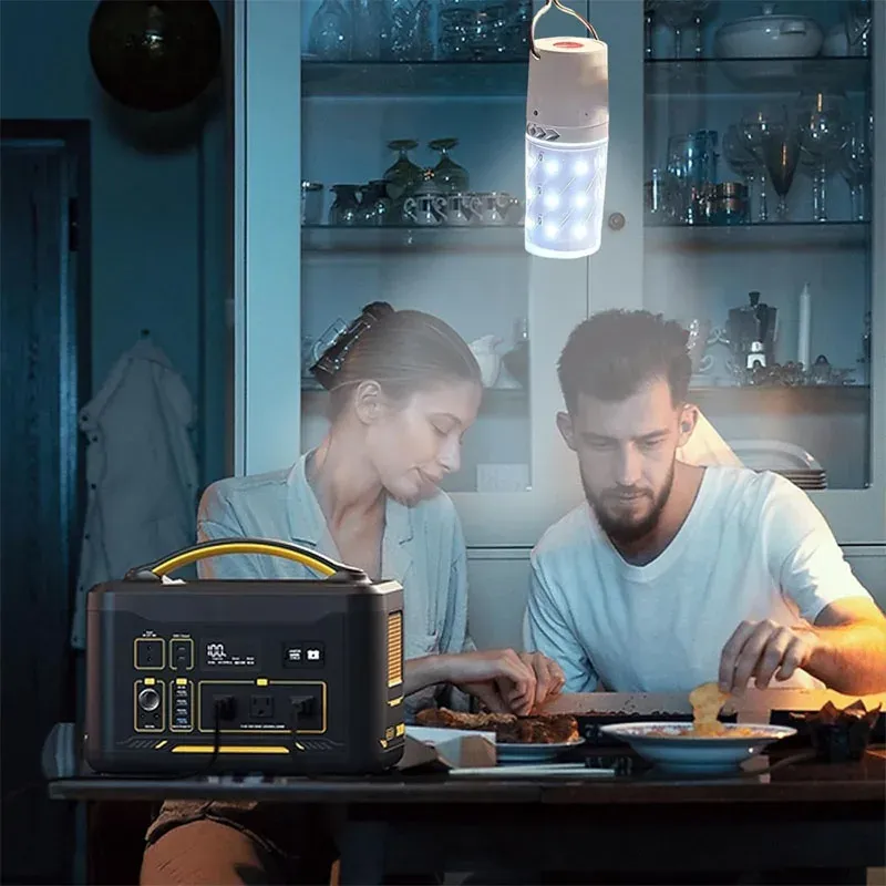 Lanterne de camping LED rechargeable, usage en randonnée