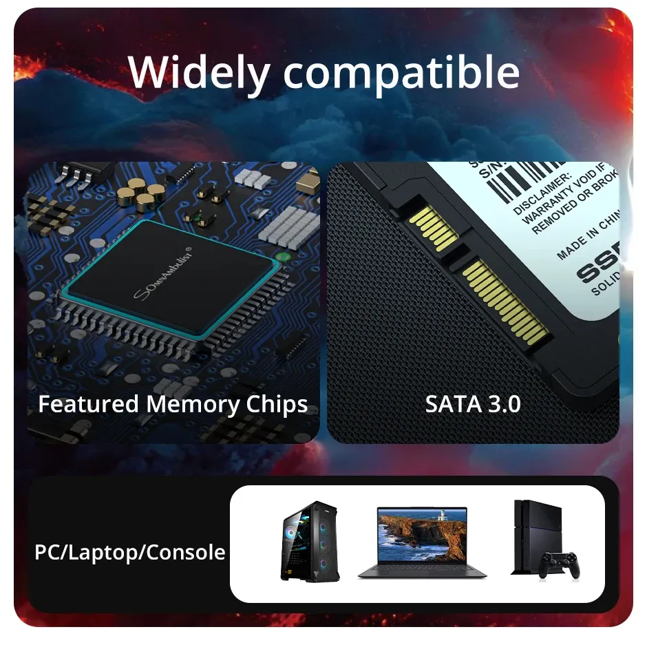Détail du design du SSD SomnAmbulist