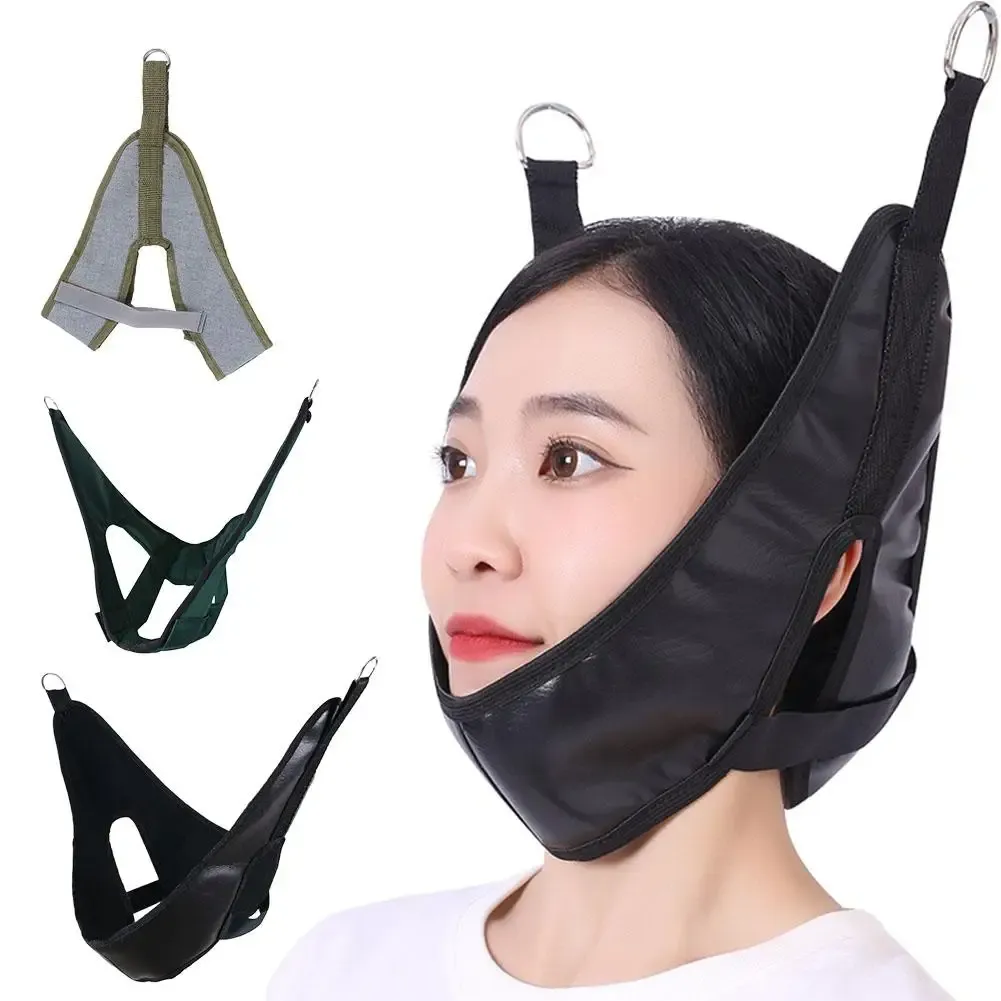 Détail du dispositif de traction cervicale