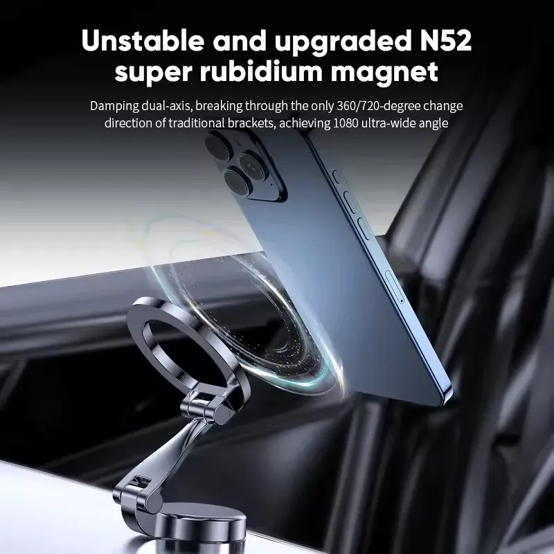 Support de téléphone magnétique MagSafe pour voiture, compatible iPhone 16, 15 Pro Max et Plus 3