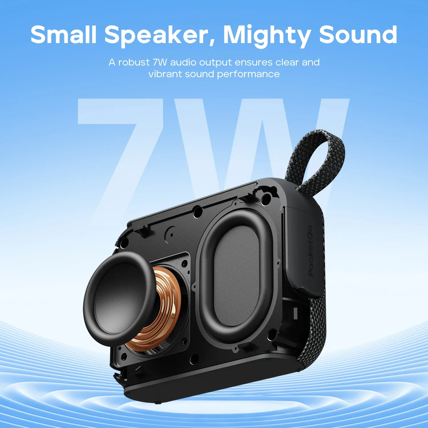 Enceinte Tribit PocketGo - son puissant